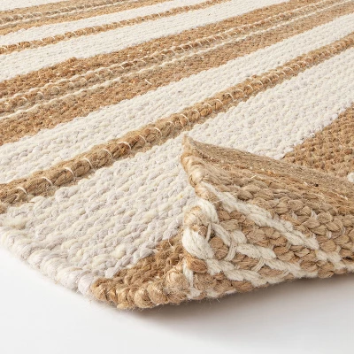 Riverton Striped Jute/Wool Area Rug Tan - Threshold™ Designed With Studio McGee 3 Riverton Striped Jute/Wool Area Rug Tan - Threshold™ Designed With Studio McGee - Image 3