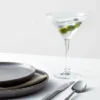 7.6oz 4pk Glass Modern Martini Glasses - Threshold™