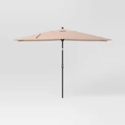 10'x6' Rectangular Market Patio Umbrella - Black Pole - Threshold™ -Threshold GUEST 04fd764f 25cd 4622 a038 23802c9ac138