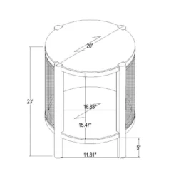 Portola Hills Woven Accent Table - Threshold™ Designed With Studio McGee 18 Portola Hills Woven Accent Table - Threshold™ Designed With Studio McGee -Threshold GUEST 0561165f 7bd8 4818 b2e8 f2a443a2b510