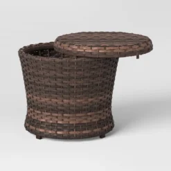 Halsted 5pc Wicker Small Space Patio Furniture Set - Threshold 21 Halsted 5pc Wicker Small Space Patio Furniture Set - Threshold -Threshold GUEST 07ad4fbc b790 4e01 a935 8a3005053363