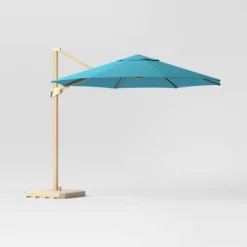 11'x11' Offset Patio Umbrella - Light Wood Pole - Threshold™ 17 11'x11' Offset Patio Umbrella - Light Wood Pole - Threshold™ -Threshold GUEST 081b8e95 cf68 4752 adda 7a85d0a3bba3