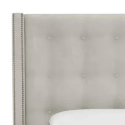 Nail Button Tufted Wingback Velvet Headboard - Skyline Furniture -Threshold GUEST 085b147e 03de 4036 96e1 61bc3b10fa21