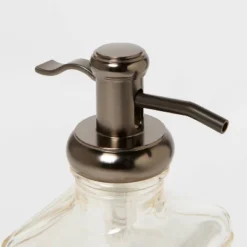 Short Antique Glass Soap Pump Brown - Threshold™ -Threshold GUEST 0b833369 755b 4368 b4dd 3919dbbfa4e5