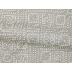 5' X 7' Double Diamond Outdoor Rug Silver - Threshold™