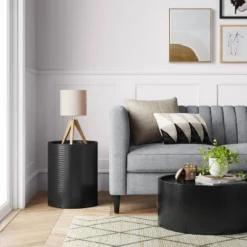 Manila Cylinder Drum Accent Table - Threshold™