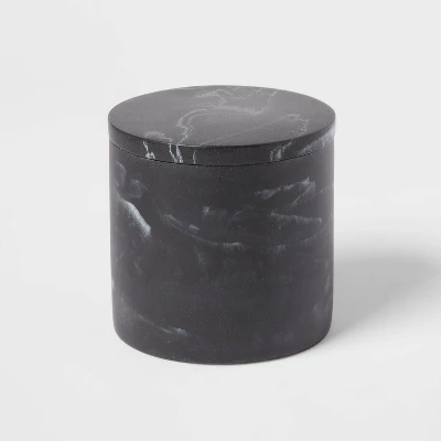 Marble Bath Canister Black - Threshold™ 2 Marble Bath Canister Black - Threshold™ - Image 2