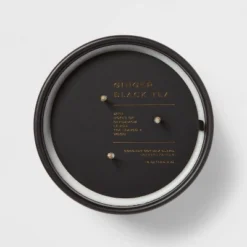 15oz Ceramic Jar 3-Wick Black Label Ginger Black Tea Candle - Threshold™ 5 15oz Ceramic Jar 3-Wick Black Label Ginger Black Tea Candle - Threshold™ -Threshold GUEST 101513e9 4210 4604 bdb9 03938613d90c