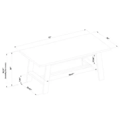 72" Linden Rectangular Wood Dining Table Black - Threshold™ Designed With Studio McGee 9 72" Linden Rectangular Wood Dining Table Black - Threshold™ Designed With Studio McGee -Threshold GUEST 14a58017 55c6 43fd 9292 f84cbf4e43de