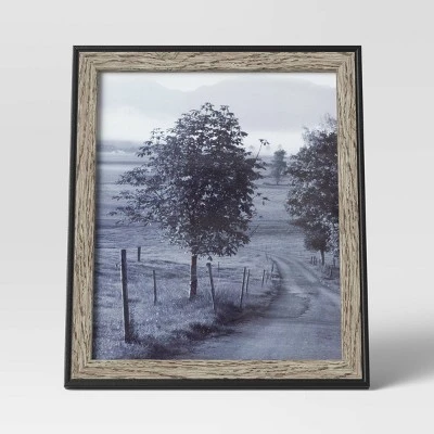 10" X 12" Float To 8" X 10" Single Image Frame Rustic Walnut/Black - Threshold™ 2 10" X 12" Float To 8" X 10" Single Image Frame Rustic Walnut/Black - Threshold™ - Image 2