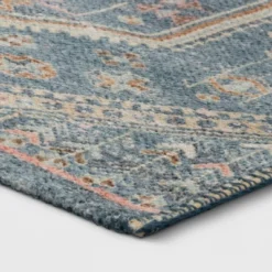 2'3"x3'9" Washable Persian Style Medallion Accent Rug Blue - Threshold™ 4 2'3"x3'9" Washable Persian Style Medallion Accent Rug Blue - Threshold™ -Threshold GUEST 16eb9f25 8081 484a b3c5 a510d9352f67