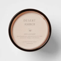 Colored Vase Glass With Dustcover Desert Amber Candle Brown - Threshold™ 10 Colored Vase Glass With Dustcover Desert Amber Candle Brown - Threshold™ -Threshold GUEST 17985ae3 27c8 4003 81ff b8a92517a9b9