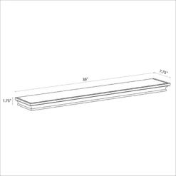 Traditional Wall Shelf White - Threshold™ -Threshold GUEST 1800e01f f3e4 4fad 9a88 96999268b9a0