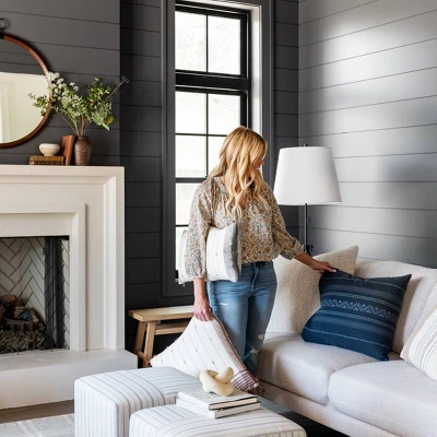 Lynwood Square Upholstered Cube - Threshold™ Designed With Studio McGee 15 Lynwood Square Upholstered Cube - Threshold™ Designed With Studio McGee - Image 15