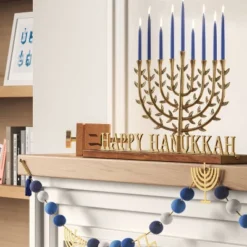 Tree Of Life Menorah Gold - Threshold™