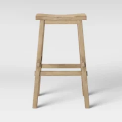 Halifax Farmhouse Wood Barstool - Threshold 10 Halifax Farmhouse Wood Barstool - Threshold -Threshold GUEST 1b06258a e3c0 48cc a387 5647345572c1