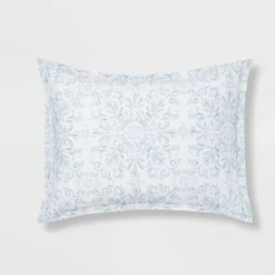 7pc Medallion Comforter Bedding Set With Sheets Blue - Threshold™ -Threshold GUEST 1b3805ea 46f0 414b 99d5 1915257d6441