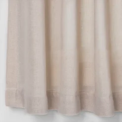 2pk 42"x36" Light Filtering Bonaire Curtain Tiers Beige - Threshold™ 5 2pk 42"x36" Light Filtering Bonaire Curtain Tiers Beige - Threshold™ -Threshold GUEST 1ceb97a3 eae5 4878 bb8e 89af20ef715b