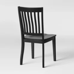 2pk Holden Slat Back Dining Chair Black - Threshold™ -Threshold GUEST 1d59010b d0c4 40eb 9730 4ab3c7657251