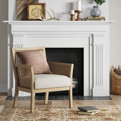 Laconia Caned Accent Chair Beige - Threshold™ 1 Laconia Caned Accent Chair Beige - Threshold™