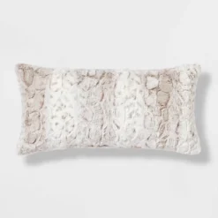 Snow Leopard Ombre Faux Fur Throw Pillow - Threshold™ -Threshold GUEST 1e817be4 3c62 4c19 a8dd 3d56b4661eb3