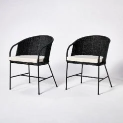 2pc Westcliff Seagrass Dining Chairs - Threshold™ Designed With Studio McGee 14 2pc Westcliff Seagrass Dining Chairs - Threshold™ Designed With Studio McGee -Threshold GUEST 1ef013bb 4ce3 40b0 b848 cfeb6771829e