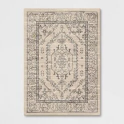 Plush Persian Style Area Rug Cream - Threshold™ -Threshold GUEST 21495567 798b 4c7e 88b2 01a16bec916d