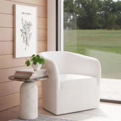 Rhea Swivel Chair In Velvet - Threshold™ -Threshold GUEST 2566d17c 831b 436a 8071 a2a329ebfcac