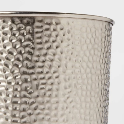 Solid Hammered Wastebasket - Threshold 3 Solid Hammered Wastebasket - Threshold - Image 3