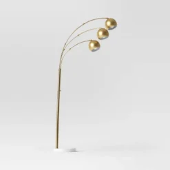 Span 3-Head Metal Globe Floor Lamp Brass - Threshold™ -Threshold GUEST 25c89e1c 2284 46d0 ba6a 2997e5644fb1