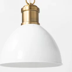 Metal Dome Pendant - Threshold™ Designed With Studio McGee 9 Metal Dome Pendant - Threshold™ Designed With Studio McGee -Threshold GUEST 262efb16 6bfd 41a8 9fc9 df4418d4be63