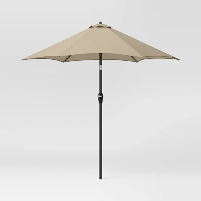 9'x9' Market Patio Umbrella - Black Pole - Threshold™ 15 9'x9' Market Patio Umbrella - Black Pole - Threshold™ - Image 15