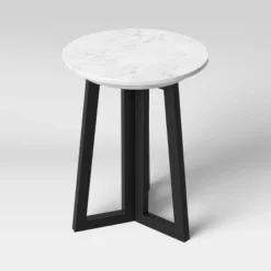Altavista Round Marble End Table White - Threshold™ 5 Altavista Round Marble End Table White - Threshold™ -Threshold GUEST 2758c8eb 8d8e 4972 8d46 eafeb11b9283