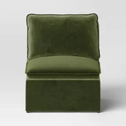 Haven Velvet Modular French Seam Sofa Chair Dark Green - Threshold™ 5 Haven Velvet Modular French Seam Sofa Chair Dark Green - Threshold™ -Threshold GUEST 2827c28f 50f2 42f7 9890 34a116198239