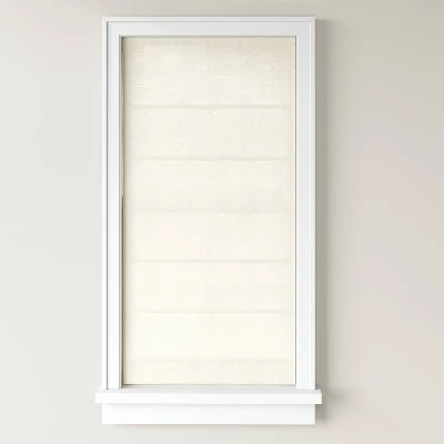 1pc Light Filtering Cordless Jute-Like Roman Window Shade Light Orange - Threshold™ 2 1pc Light Filtering Cordless Jute-Like Roman Window Shade Light Orange - Threshold™ - Image 2