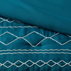 5pc Diamond Stitch Comforter Bedding Set Dark Teal Blue - Threshold™ -Threshold GUEST 288961f1 25da 4d33 b3f6 d093928f1f12