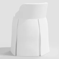 Quin Vanity Chair Twill White - Threshold™ 6 Quin Vanity Chair Twill White - Threshold™ -Threshold GUEST 297b7d90 2126 4c56 b7fb 5ad9f71b10dc