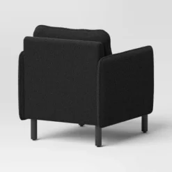 Square Back Accent Chair Black - Threshold™ -Threshold GUEST 2b15e2aa 76b9 43e1 b520 102751a8c598