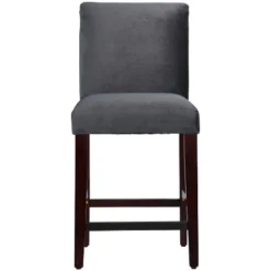 25" Velvet Parsons Counter Height Barstool Wood - Threshold™ -Threshold GUEST 2d3bee77 cfeb 484b bea2 2666e4f9a908