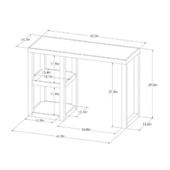 Carson Wood Writing Desk With Storage White - Threshold™ 5 Carson Wood Writing Desk With Storage White - Threshold™ -Threshold GUEST 2e25fab9 58e1 4d1d ab2f 351e9f9fb385