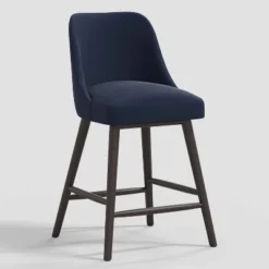 Geller Counter Height Barstool Velvet - Threshold™ -Threshold GUEST 2e60cb7b f870 4d72 b3c0 8548a9ac8a4c