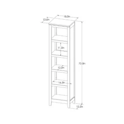 72" Carson Narrow Bookcase - Threshold -Threshold GUEST 2f5b1add e3dc 46cd a227 07b43a380bc4