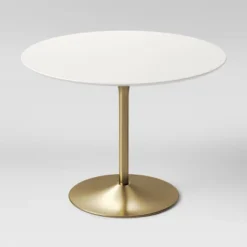 Braniff Round Dining Table Metal Base - Threshold™ -Threshold GUEST 2f774cae 7bbe 4719 bfb6 d6400dbe7d3b