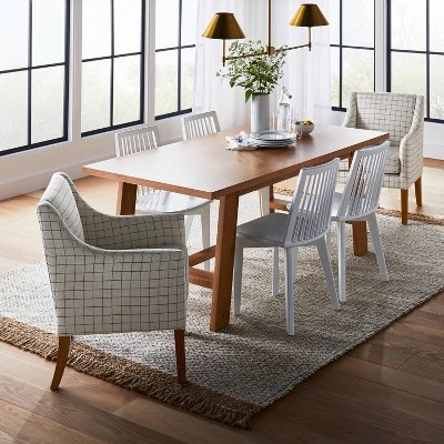 Clearfield Swoop Arm Dining Chair - Threshold™ Designed With Studio McGee 1 Clearfield Swoop Arm Dining Chair - Threshold™ Designed With Studio McGee