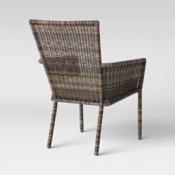 Monroe 2pk Patio Stack Dining Chairs Linen - Threshold™ -Threshold GUEST 314a9de7 14f5 4700 8f0b ccf660acbf11