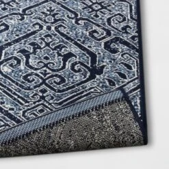 Paisley Outdoor Rug Blue - Threshold™ -Threshold GUEST 335bc1b1 ac84 47bf 9163 4d9eb7e49009