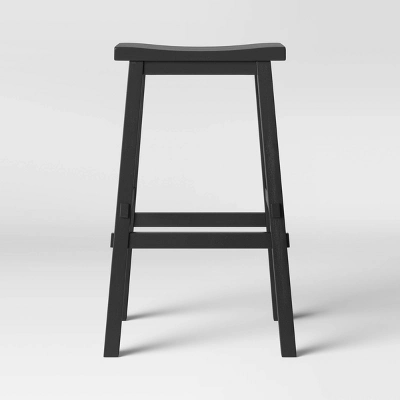 Halifax Farmhouse Wood Barstool - Threshold 6 Halifax Farmhouse Wood Barstool - Threshold - Image 6