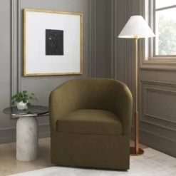 Rhea Swivel Chair In Linen - Threshold™ 20 Rhea Swivel Chair In Linen - Threshold™ -Threshold GUEST 36774f99 22fd 4368 b1ed 89e0c21f5995