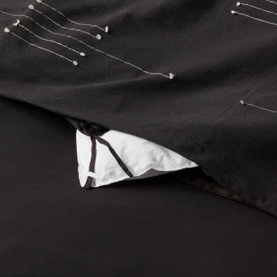 Clipped Linework Duvet Set - Threshold™ 5 Clipped Linework Duvet Set - Threshold™ - Image 5