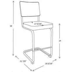 Cecilton Chrome Cantilever Counter Height Barstool Cream Boucle - Threshold™ -Threshold GUEST 3858fa9d 86e6 4bd9 99af 02bff186a58f